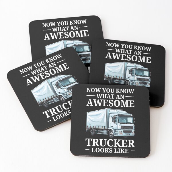 Item preview, Now You Know What An Awesome Trucker Looks Like Funny Truck Driver Pride designed and sold by MouDantArts.