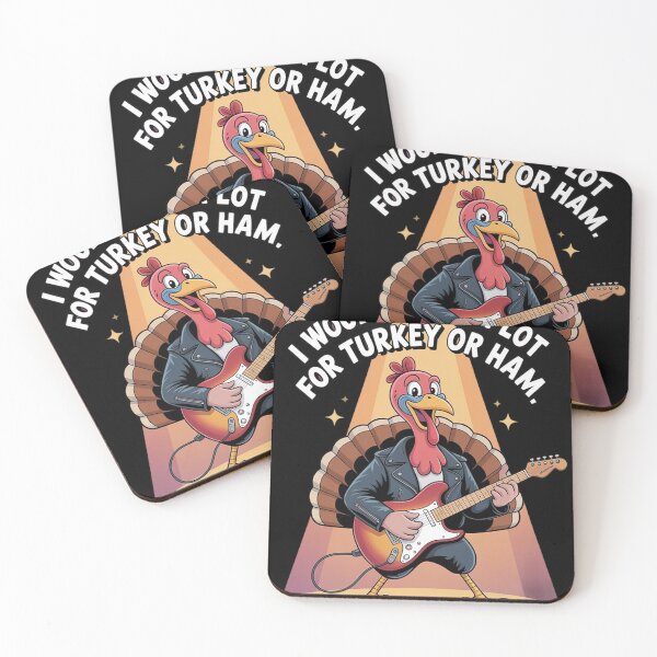 Item preview,  I Wouldn’t Do a Lot for Turkey or Ham – Funny Rock Turkey – Thanksgiving Guitar Design designed and sold by Tomasz  Siennicki.