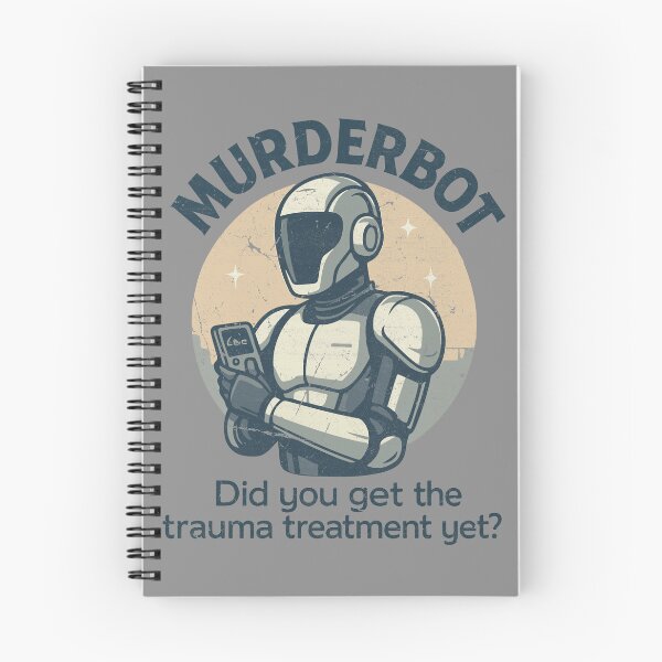 Item preview, The Murderbot Diaries - Martha Wells book designed and sold by SanmanthaHoW.