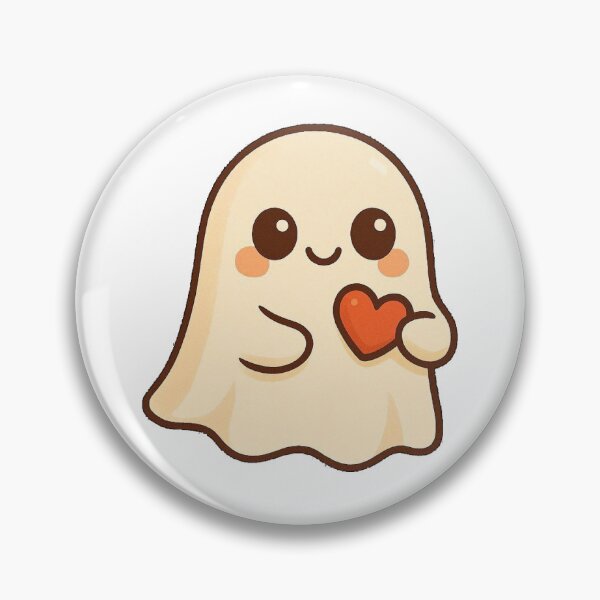 Item preview, Playful Cartoon Ghost Sticker designed and sold by PixeloraFinds.
