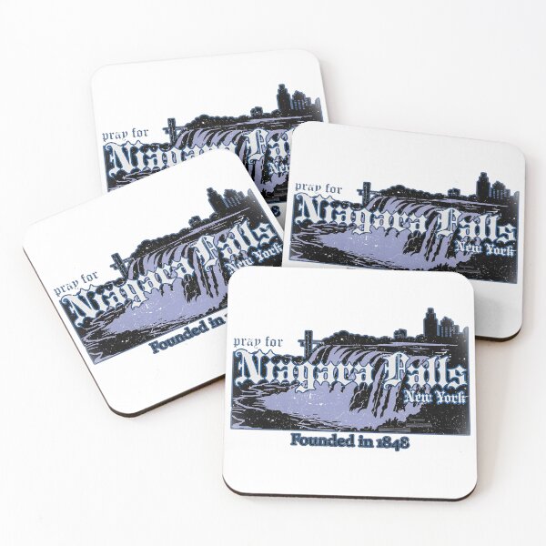 Item preview, Pray for Niagara Falls New York Vintage Gothic Des designed and sold by G & M artworks.