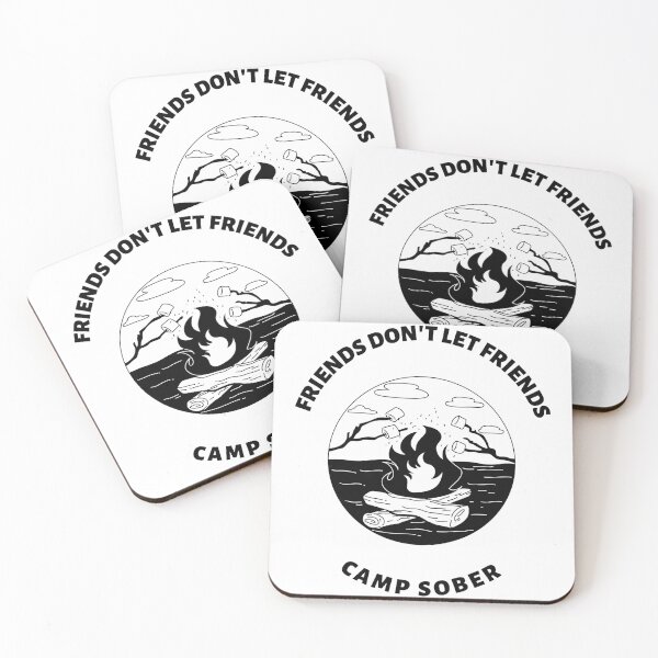 Item preview, Friends Don't Let Friends Camp Sober Camping Shirt designed and sold by belarosashop.