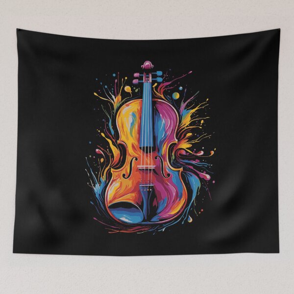 Item preview, Pop Art Violin designed and sold by drizzd.
