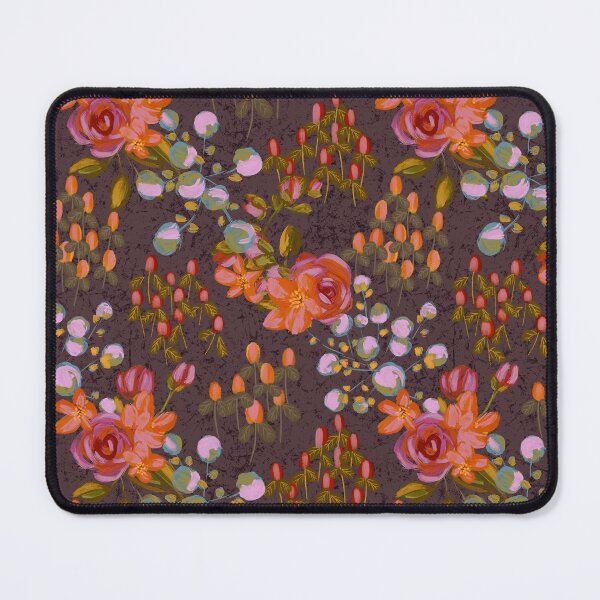 Item preview, Modern Rose Chintz in Mauve designed and sold by Kathryn-Designs.