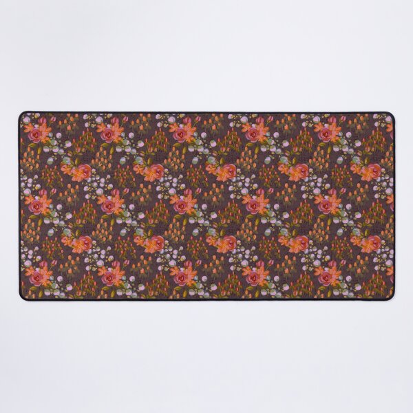 Item preview, Modern Rose Chintz in Mauve designed and sold by Kathryn-Designs.