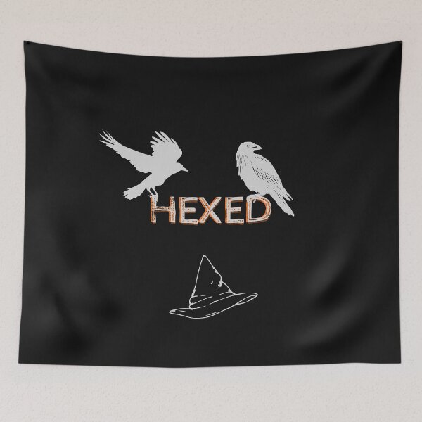 Item preview, HEXED - Gothic Raven Witches Familiar Design designed and sold by Mystic Nexus Digital.