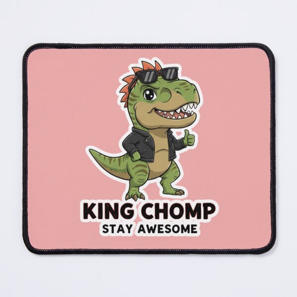 Item preview, King Chomp Stay Awesome Dinosaur T Rex Biker Sunglasses Cool Design designed and sold by bvdesignart.