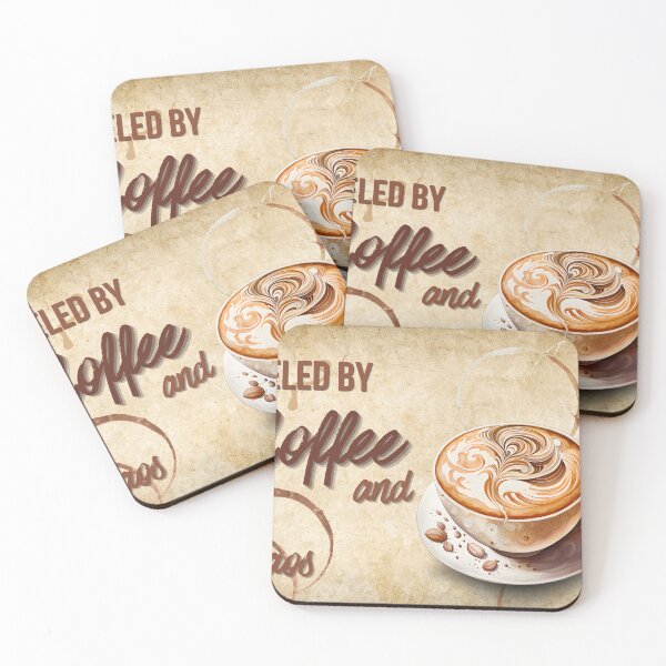 Item preview, Fueled by Coffee and Chaos designed and sold by RoMenDesigns.