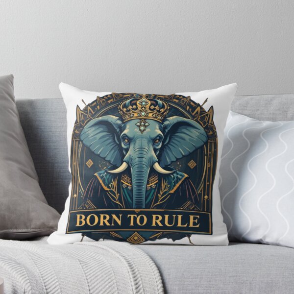 Item preview, Majestic Elephant King (BORN TO RULE) designed and sold by AQUILAKREO.