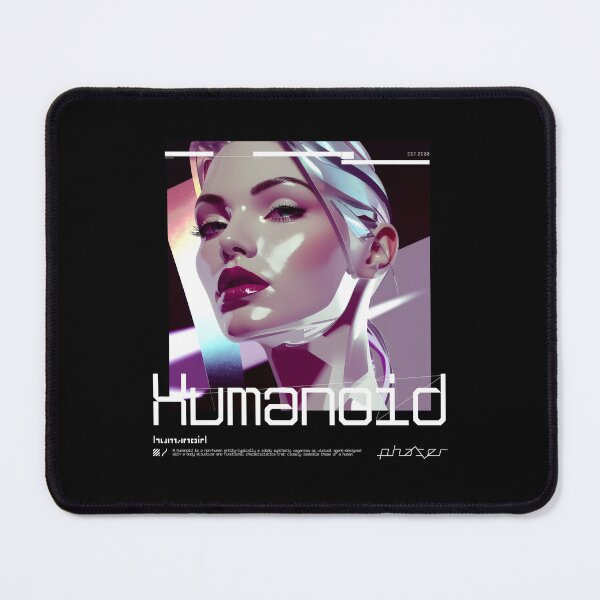 Item preview, Humanoid girl (White typo) designed and sold by PhaserStore.