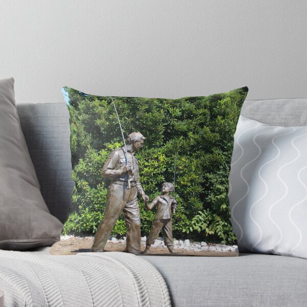 Item preview, Father and Son Fishing Statue designed and sold by Cynthia48.
