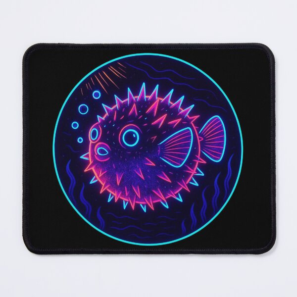 Item preview, Neon Pufferfish designed and sold by FamiliarPufferfish.