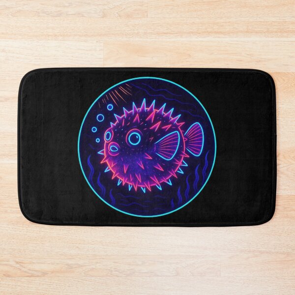 Item preview, Neon Pufferfish designed and sold by FamiliarPufferfish.