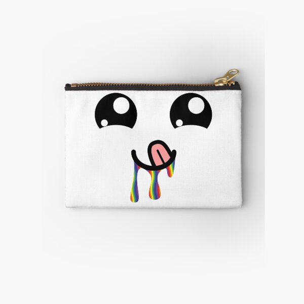 Item preview, Cute kawaii tongue out rainbow drooling face designed and sold by BlushyPrint.