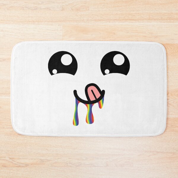 Item preview, Cute kawaii tongue out rainbow drooling face designed and sold by BlushyPrint.