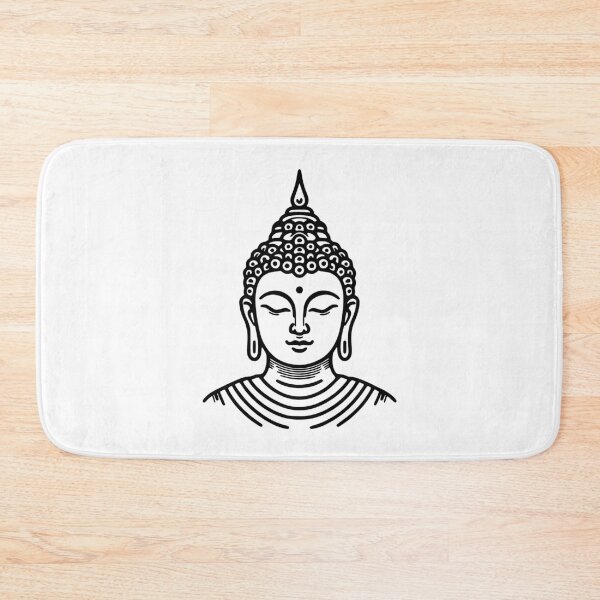 Item preview, buddha line art designed and sold by sweetb3rry.