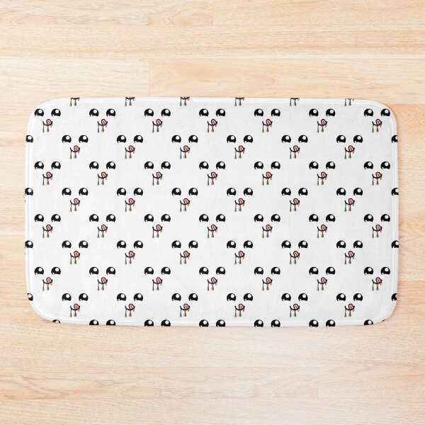 Item preview, Cute kawaii tongue out rainbow drooling face pattern designed and sold by BlushyPrint.