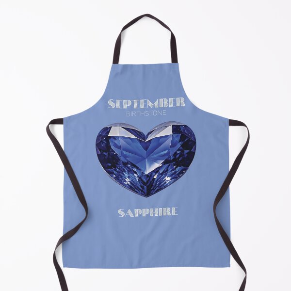Item preview, September Birthstone - Sapphire Heart Poster designed and sold by fatchairprint.