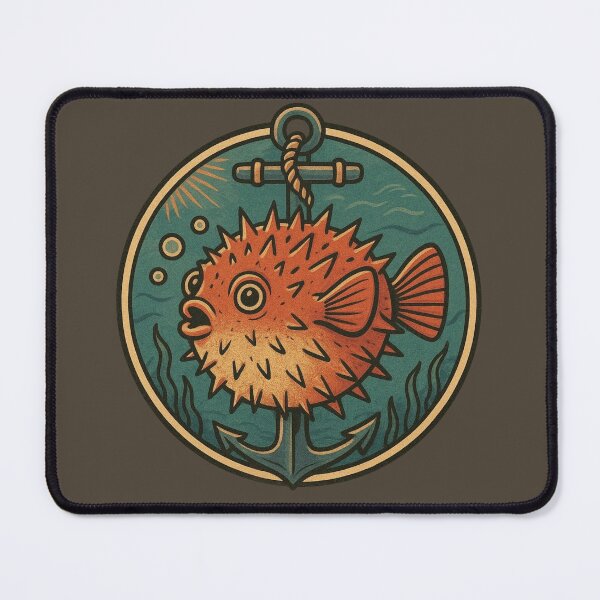 Item preview, Pufferfish Anchor designed and sold by FamiliarPufferfish.