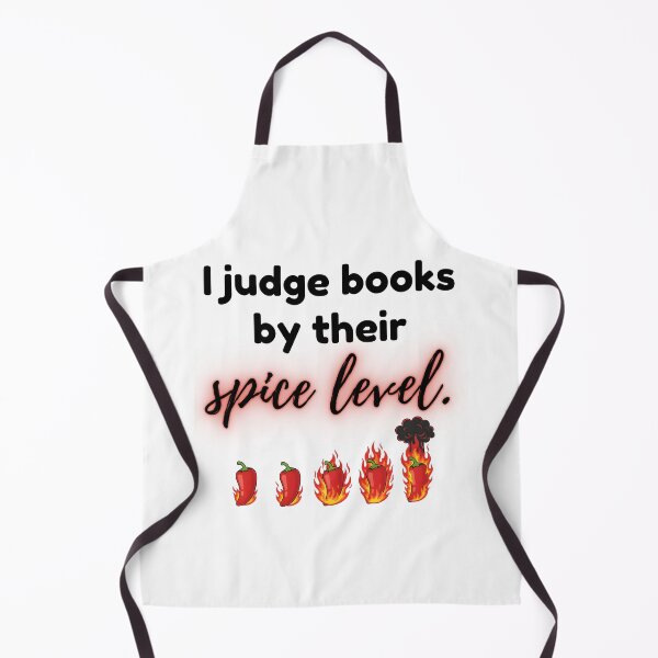 Item preview, I Judge Books by Their Spice Level – Funny Romance Reader Design designed and sold by Petal & Flame.