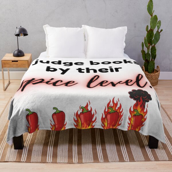 Item preview, I Judge Books by Their Spice Level – Funny Romance Reader Design designed and sold by Petal & Flame.