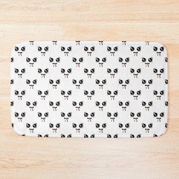 Item preview, Cute kawaii confused rainbow drooling face pattern designed and sold by BlushyPrint.