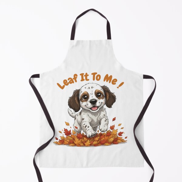 Item preview, Leaf It To Me English Setter Dog Running in Fall Leaves Cute Autumn designed and sold by The Real Life Symphony.