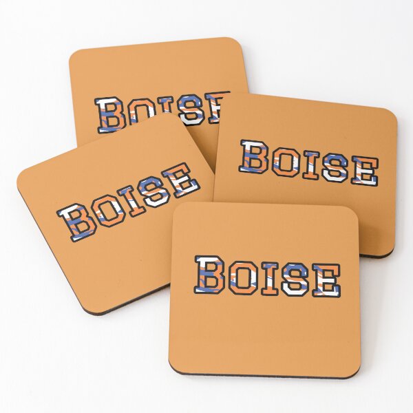 Item preview, Boise Blue and Orange Camo Typography – Idaho Spirit Wear Design designed and sold by Long Family Gifts.