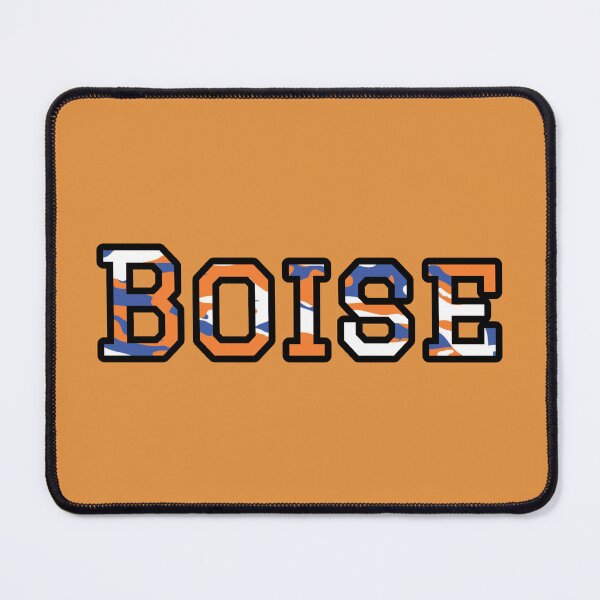 Item preview, Boise Blue and Orange Camo Typography – Idaho Spirit Wear Design designed and sold by Long Family Gifts.
