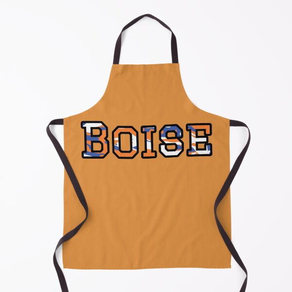 Item preview, Boise Blue and Orange Camo Typography – Idaho Spirit Wear Design designed and sold by Long Family Gifts.