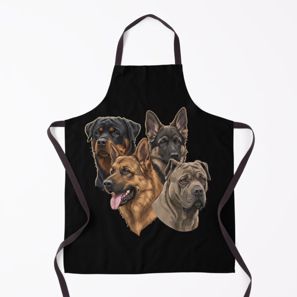 Artikelvorschau, Meine lieben Freunde, frohe Weihnachten, Rottweiler, Dobermann, Deutscher Schäferhund, Bullmastiff, Cane Corso Hund entworfen und verkauft von chipmuckdesignn.