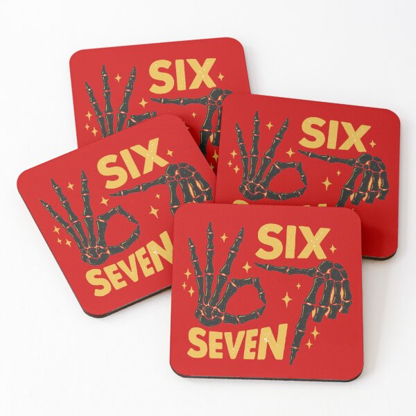 Item preview, Funny Six Seven 6 7 Meme Skeleton Hands designed and sold by misslouve23.