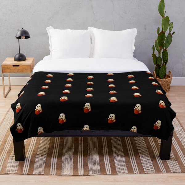 Item preview, Cute Ghost with Hot Cocoa – Cozy Halloween Design designed and sold by Liv Solara.