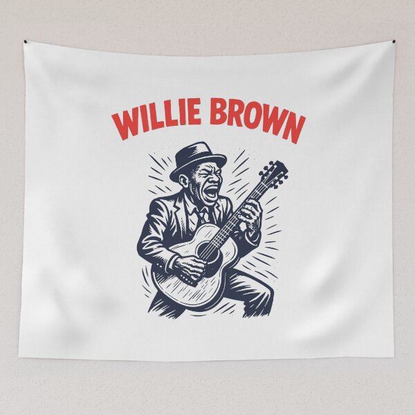 Artikelvorschau, Willie Brown Delta Blues Portrait entworfen und verkauft von Boogosh.