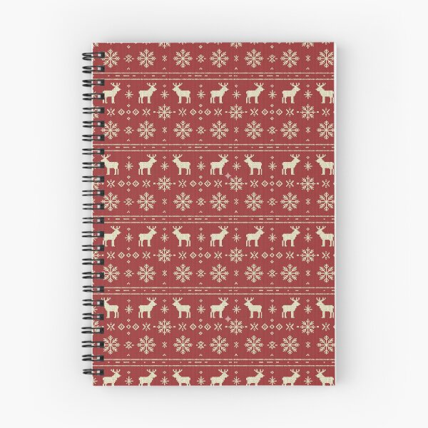 Item preview, Festive Reindeer Fair Isle Pattern designed and sold by Nin Tai.