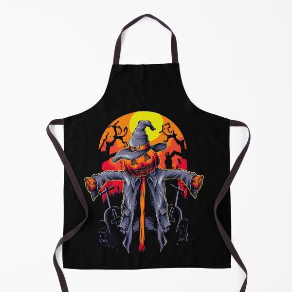Item preview, Spooky Jack-o'-Lantern Scarecrow Halloween Night designed and sold by lojadpop.