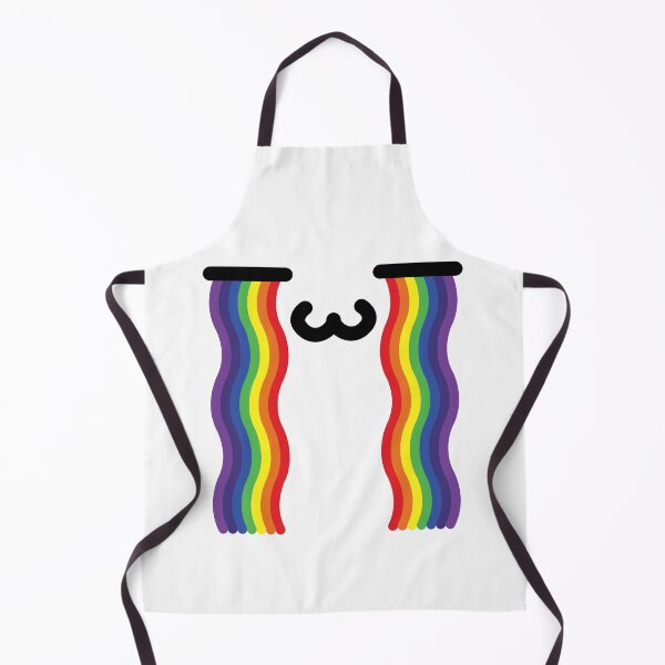 Item preview, Cute kawaii rainbow crying face designed and sold by BlushyPrint.
