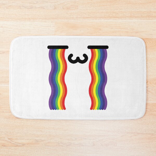 Item preview, Cute kawaii rainbow crying face designed and sold by BlushyPrint.