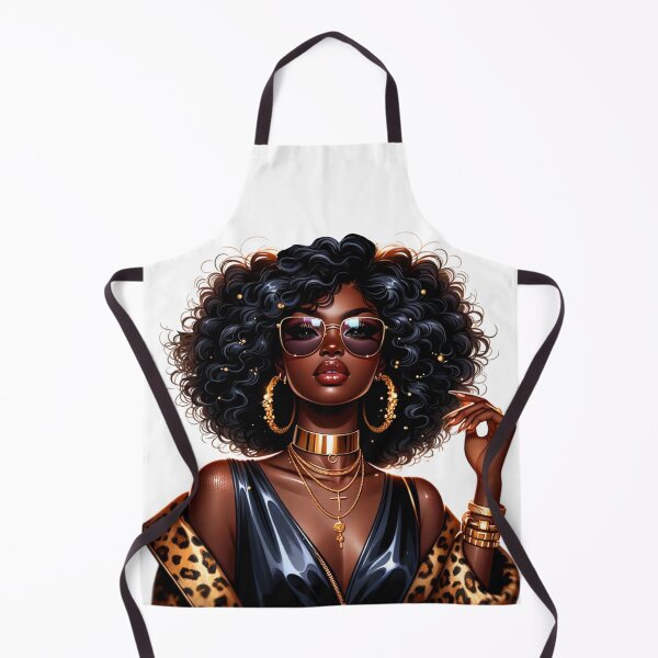 Item preview, Elegant Melanin Queen – Golden Glow Beauty designed and sold by Lulunza.