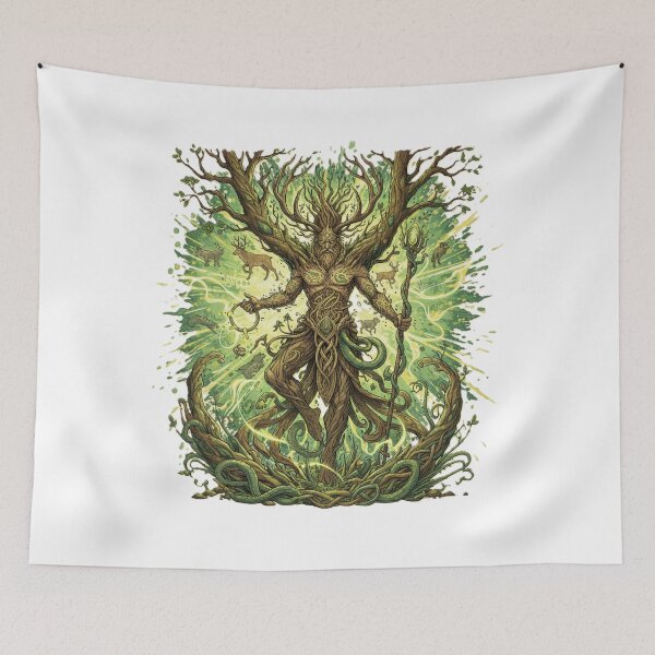 Item preview, Cernunnos - The Celtic Horned God of the Forest designed and sold by CelticSoulShop.