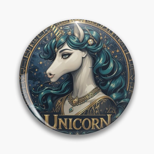 Item preview, Art Deco Unicorn designed and sold by AQUILAKREO.