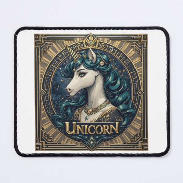 Item preview, Art Deco Unicorn designed and sold by AQUILAKREO.
