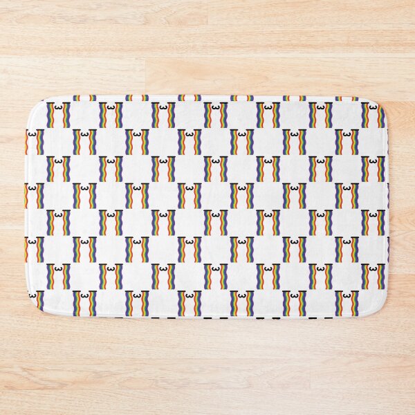 Item preview, Cute kawaii rainbow crying face pattern designed and sold by BlushyPrint.