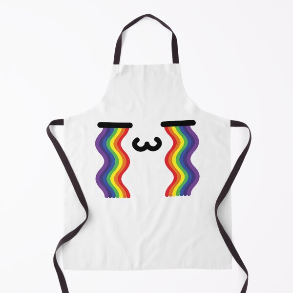 Item preview, Adorable kawaii rainbow crying face designed and sold by BlushyPrint.