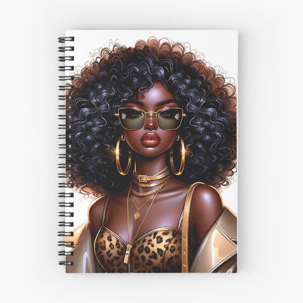 Item preview, Confident Black Woman – Luxury Glam Style designed and sold by Lulunza.