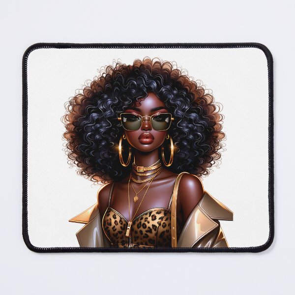 Item preview, Confident Black Woman – Luxury Glam Style designed and sold by Lulunza.