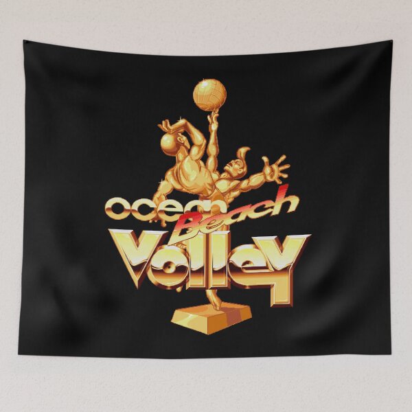 Item preview, Beach Volley Amiga Game Art designed and sold by Retr0Tshirts.
