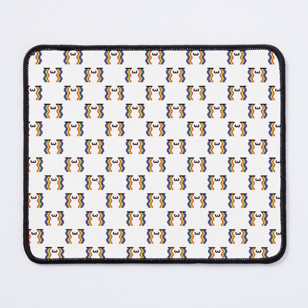 Item preview, Adorable kawaii rainbow crying face pattern designed and sold by BlushyPrint.