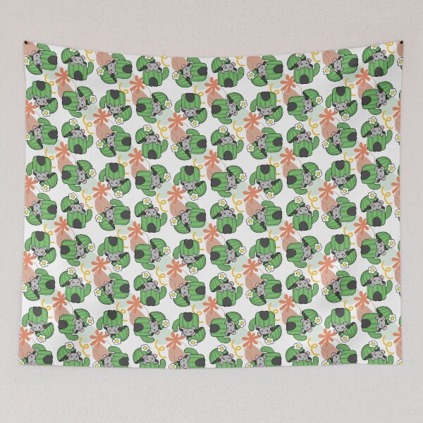 Item preview, Hamster in Cactus Pattern | Cute Hamster Print designed and sold by ScribbL-ScrabbL.