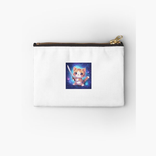 Item preview, cute kawaii cat with sword designed and sold by Laurisant.